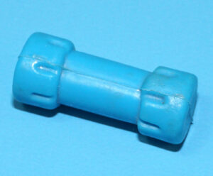 TMNT TEENAGE MUTANT NINJA TURTLES EURO SUPER SHREDDER ORIGINAL SPARE PART BLUE OOZE CANNISTER ACCESSORY 1991 PLAYMATES HTF