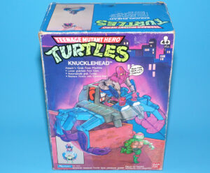 TMNT TEENAGE MUTANT NINJA TURTLES KNUCKLEHEAD MIB MISB NRFB EURO HERO BOX 1988 PLAYMATES BANDAI