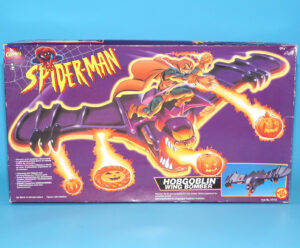 MARVEL SPIDER-MAN ANIMATED SERIES HOBGOBLIN WING BOMBER MIB NRFB EURO BOX SEALED CONTENTS 1994 TOY BIZ