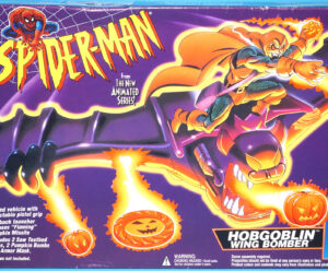 MARVEL SPIDER-MAN ANIMATED SERIES HOBGOBLIN WING BOMBER MIB NRFB EURO BOX SEALED CONTENTS 1994 TOY BIZ
