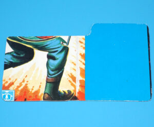 1982 GI JOE FLASH v1 FILE CARD FILECARD US USA HASBRO