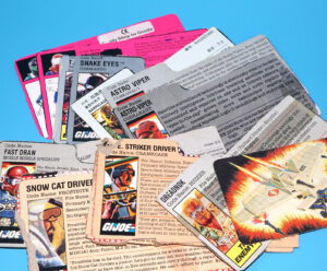 GI JOE FILE CARD LOT FILECARDS (14X) US USA 1984-1993 HASBRO