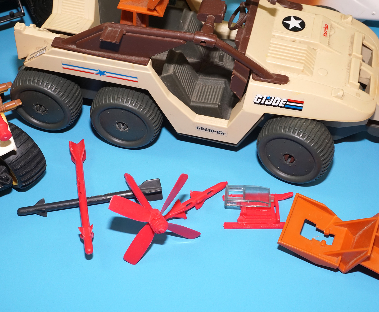 GI JOE JOB LOT 1988 DESERT FOX TIGER FORCE FLY PAW SHARK SPARES REPAIR HASBRO - Image 8