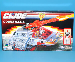 1989 GI JOE COBRA HISS H.I.S.S. II TANK & TRACK VIPER v1 COMPLETE BOXED EURO BENELUX BOX HASBRO