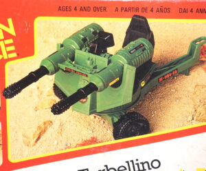 1983 GI JOE ACTION FORCE Z FORCE WHIRLWIND ORIGINAL EMPTY BOX & INSERTS PALITOY