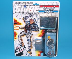 1990 GI JOE SKY PATROL AIRBORNE v2 MOC MOSC US CARD HASBRO