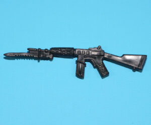 1985 GI JOE CRIMSON GUARD v1 ORIGINAL SPARE PART AK-48A ATTACK RIFLE GUN HASBRO