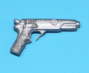 1985 GI JOE KEEL HAUL v1 USS FLAGG CAPTAIN ORIGINAL SPARE PART PISTOL GUN HASBRO READ