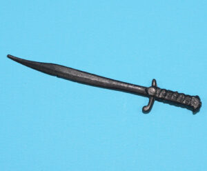 1985 GI JOE SNAKE EYES v2 ORIGINAL SPARE PART SWORD HASBRO