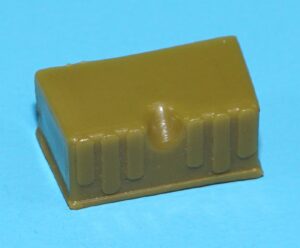 1988 GI JOE TIGER FORCE ROADBLOCK v3 ORIGINAL SPARE PART AMMO BOX HASBRO
