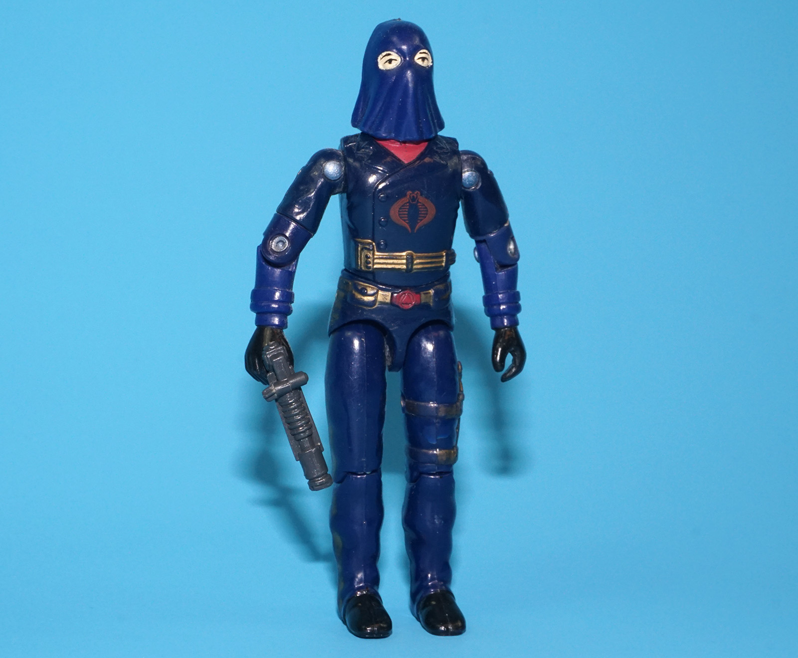 1984 GI JOE HOODED COBRA COMMANDER v2 100% COMPLETE C8 HASBRO - Image 2