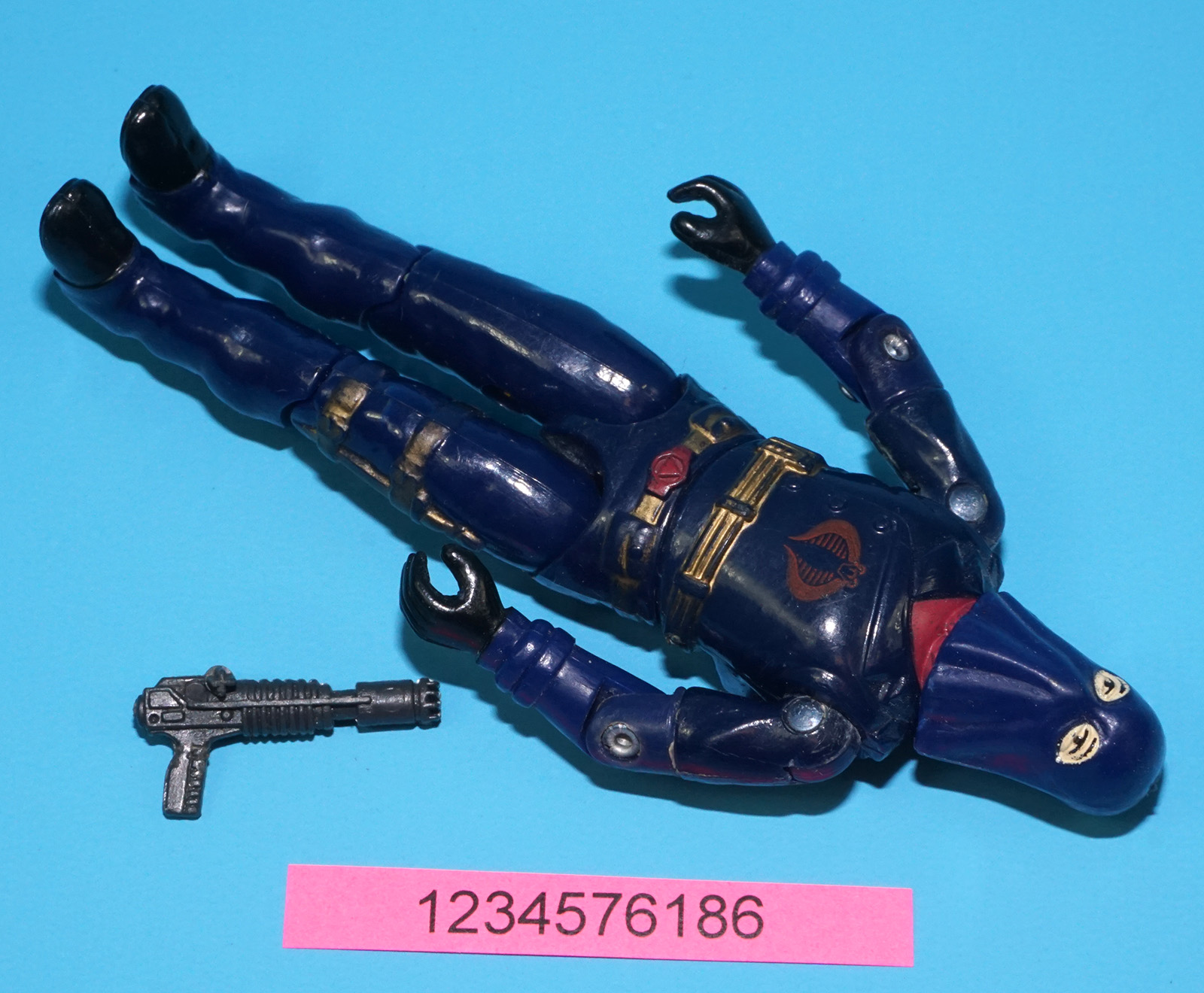 1984 GI JOE HOODED COBRA COMMANDER v2 100% COMPLETE C8 HASBRO - Image 6