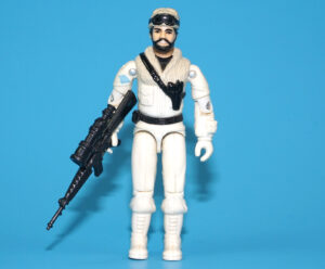 1985 GI JOE FROSTBITE v1 SNOW CAT DRIVER 100% COMPLETE C8+ HASBRO