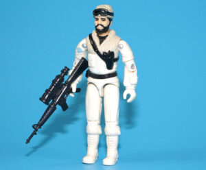 1985 GI JOE FROSTBITE v1 SNOW CAT DRIVER 100% COMPLETE C8+ HASBRO