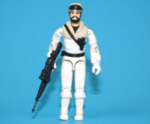 1985 GI JOE FROSTBITE v1 SNOW CAT DRIVER 100% COMPLETE C9 HASBRO