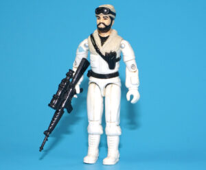 1985 GI JOE FROSTBITE v1 SNOW CAT DRIVER 100% COMPLETE C9 HASBRO