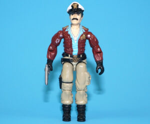 1985 GI JOE KEEL HAUL v1 USS FLAGG CAPTAIN 100% COMPLETE C9 HASBRO