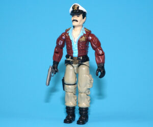 1985 GI JOE KEEL HAUL v1 USS FLAGG CAPTAIN 100% COMPLETE C9 HASBRO