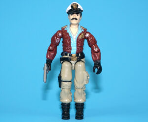 1985 GI JOE KEEL HAUL v1 USS FLAGG CAPTAIN 100% COMPLETE C9 HASBRO