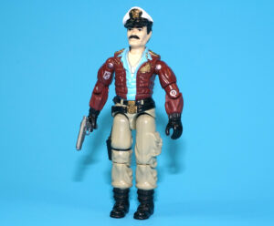 1985 GI JOE KEEL HAUL v1 USS FLAGG CAPTAIN 100% COMPLETE C9 HASBRO