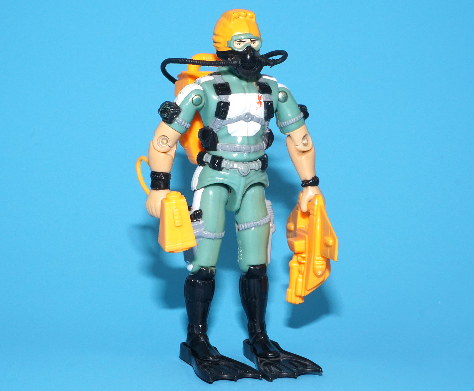 1986 GI JOE WET-SUIT v1 100% COMPLETE C8+ HASBRO - Image 2