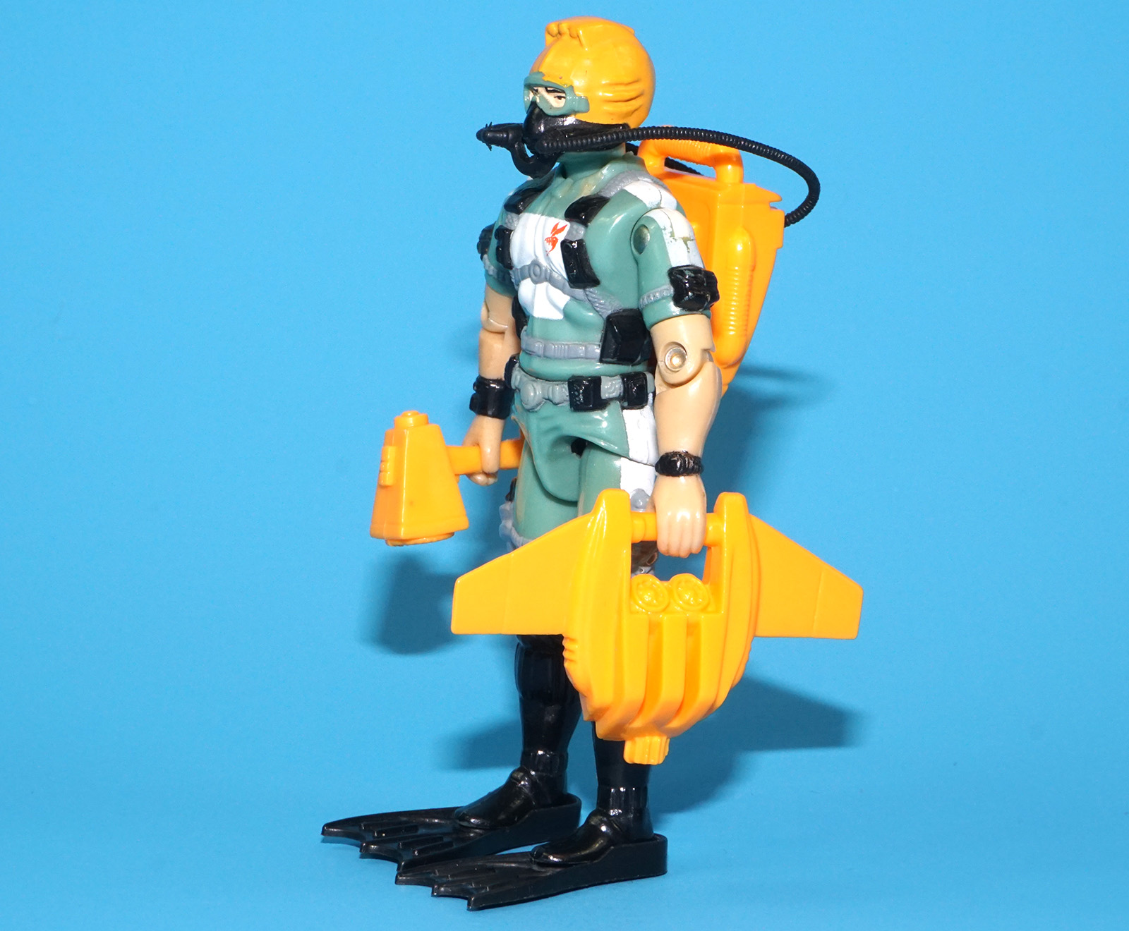 1986 GI JOE WET-SUIT v1 100% COMPLETE C8+ HASBRO - Image 3