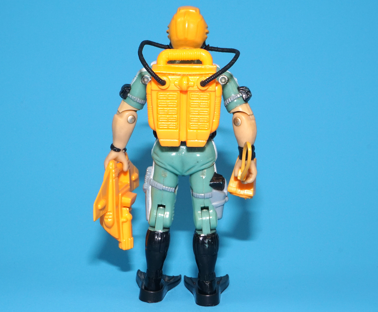 1986 GI JOE WET-SUIT v1 100% COMPLETE C8+ HASBRO - Image 4