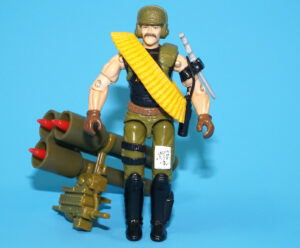 1989 GI JOE BACKBLAST v1 100% COMPLETE C9+ HASBRO