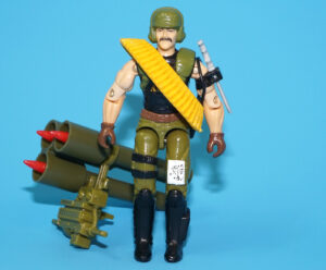 1989 GI JOE BACKBLAST v1 100% COMPLETE C9+ HASBRO