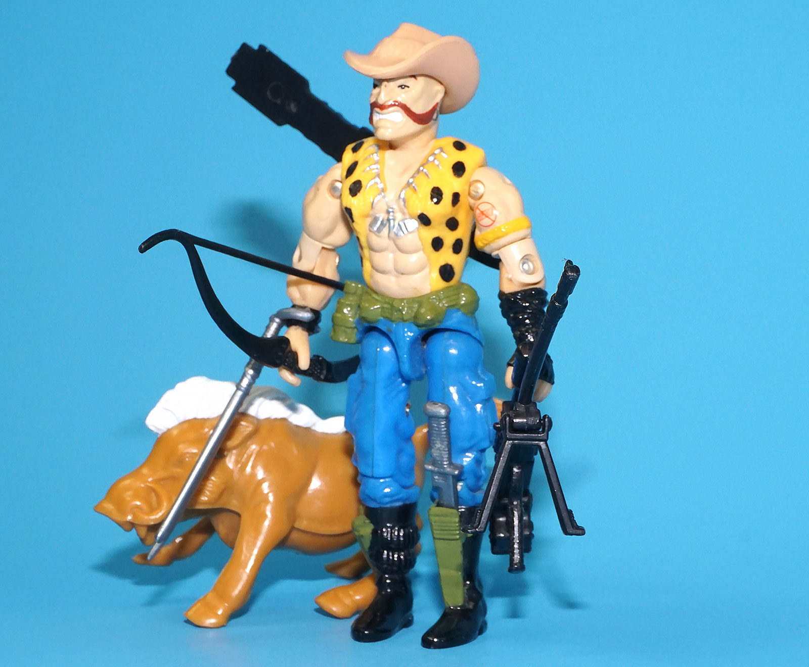 1989 GI JOE GNAWGAHYDE v1 100% COMPLETE C8+ HASBRO - Image 3