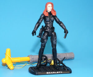 2009 GI JOE ROC SHANA SCARLETT O’HARA v11 DESERT AMBUSH NEAR COMPLETE C9 HASBRO