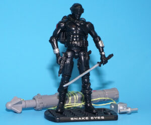 2009 GI JOE ROC SNAKE EYES v43 100% COMPLETE C9+ HASBRO