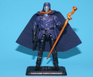 2011 GI JOE POC COBRA COMMANDER v45 NEAR COMPLETE C9 HASBRO 25TH 50TH