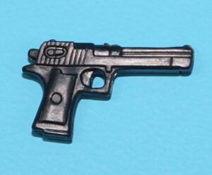2003 GI JOE AGENT FACES v1 BLACK OUT GRUNT v6 ORIGINAL SPARE PART PISTOL GUN HASBRO