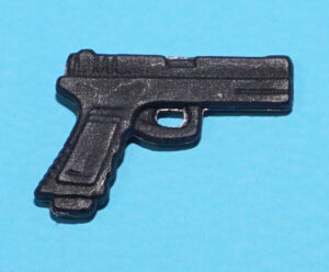 2006 GI JOE RED ZONE v1 2007 DESTRO v14 v15 ORIGINAL SPARE PART PISTOL GUN HASBRO 25TH