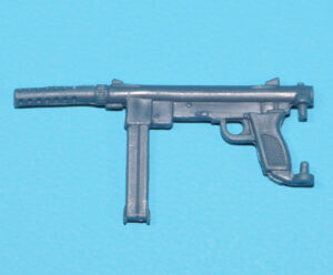 2008 GI JOE FIREFLY v16 ORIGINAL SPARE PART MACHINE GUN HASBRO 25TH TRU