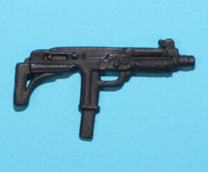 2008 GI JOE SNAKE EYES v33 ORIGINAL SPARE PART UZI GUN HASBRO 25TH