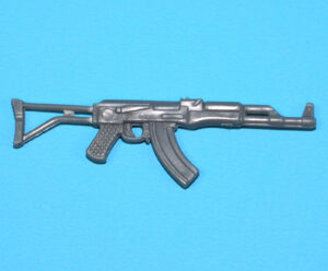 2008 GI JOE COBRA VIPER v18 SNOW SERPENT v8 TROOPER v9 ORIGINAL SPARE PART AK-47 MACHINE GUN HASBRO 25TH