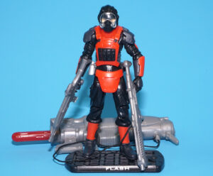 2009 GI JOE ROC ANTHONY FLASH GAMBELLO v3 LASER RIFLE TROOPER 100% COMPLETE C9+ HASBRO