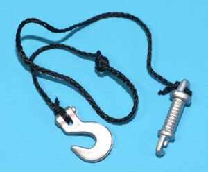 2009 GI JOE SHIPWRECK v13 ORIGINAL SPARE PART HOOK & LINE HASBRO 25TH