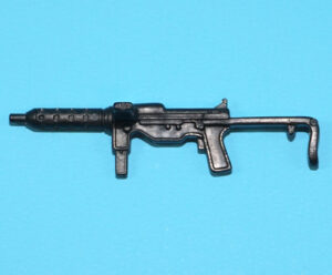 2009 GI JOE ROC AQUA-VIPER OFFICER v1 ORIGINAL SPARE PART SUB-MACHINE GUN HASBRO