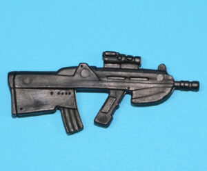2009 GI JOE ROC G.I. JOE PIT TROOPER v1 RIPCORD v3 ORIGINAL SPARE PART RIFLE GUN HASBRO