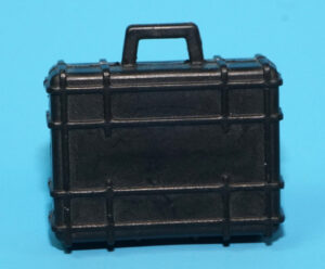 2009 GI JOE ROC GENERAL CLAYTON ‘HAWK’ ABERNATHY v4 ORIGINAL SPARE PART SUITCASE HASBRO