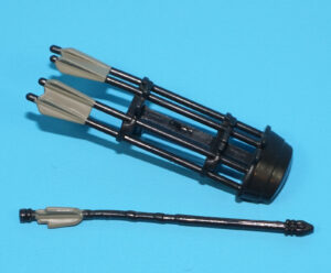 2010 GI JOE SPIRIT IRON-KNIFE v4 ORIGINAL SPARE PART QUIVER BACKPACK & ARROW HASBRO 25TH POC TRU