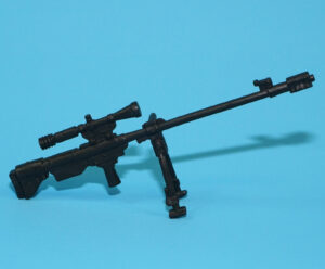 2010 GI JOE SNOW JOB v7 2014 v8 ORIGINAL SPARE PART SNIPER RIFLE & BIPOD HASBRO 25TH POC 50TH