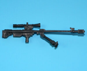 2010 GI JOE SNOW JOB v7 2014 v8 ORIGINAL SPARE PART SNIPER RIFLE & BIPOD HASBRO 25TH POC 50TH