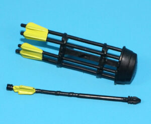 2011 GI JOE SHADOW TRACKER v1 ORIGINAL SPARE PART QUIVER BACKPACK & ARROW HASBRO 25TH POC
