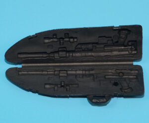 2011 GI JOE LOW-LIGHT v8 ORIGINAL SPARE PART RIFLE CASE HASBRO 25TH POC 50TH