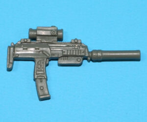 2013 GI JOE LADY JAYE v9 ORIGINAL SPARE PART SUBMACHINE GUN HASBRO 25TH RETALIATION