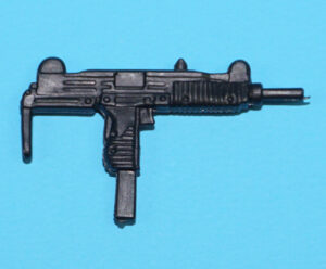 2013 GI JOE STEELER v6 NIGHT F.L.A.K. ORIGINAL SPARE PART SUBMACHINE UZI GUN HASBRO 25TH CON